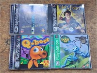4 PS1 Video Games Bugs Life Harry Potter Monsters