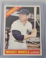 1966 Topps Mickey Mantle Baseball Card