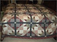 Patchwork Quilt  100x88 inches