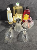 Oil Lamp Pieces and Lamp Oil