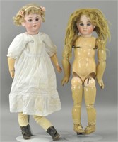 LOT OF TWO GERMAN GIRL DOLLS