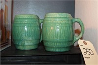 Antique Pottery mugs