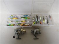 Fishing Lures, 2 Reels