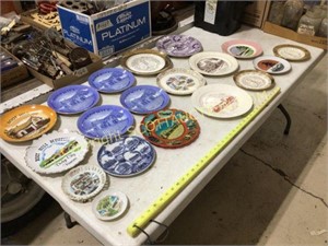 38 collectors plates, all but are Dodge City KS