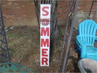 Wood Summer Sign