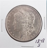 Coin 1878-S Morgan Silver Dollar Uncirculated