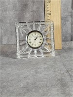 SMALL WATERFORD CRYSTAL CLOCK