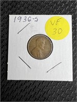 1936-S Wheat Penny