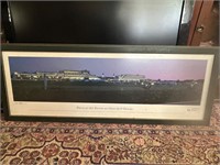 Churchill Downs framed panoramic print