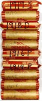 (10) Rolls TEENS Wheat Cent Penny Lot