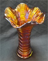 Imperial Amethyst Ripple 7.5" Swung Vase