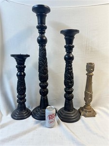 Lot of 4 Bombay & Co Candle Sticks