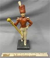 Cast Iron Drum Major Doorstop