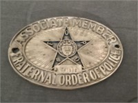 Vintage Fraternal Order Police Metal