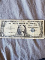 1957-A Silver Certificate Dollar Bill