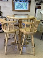 High Table and 4 Stools