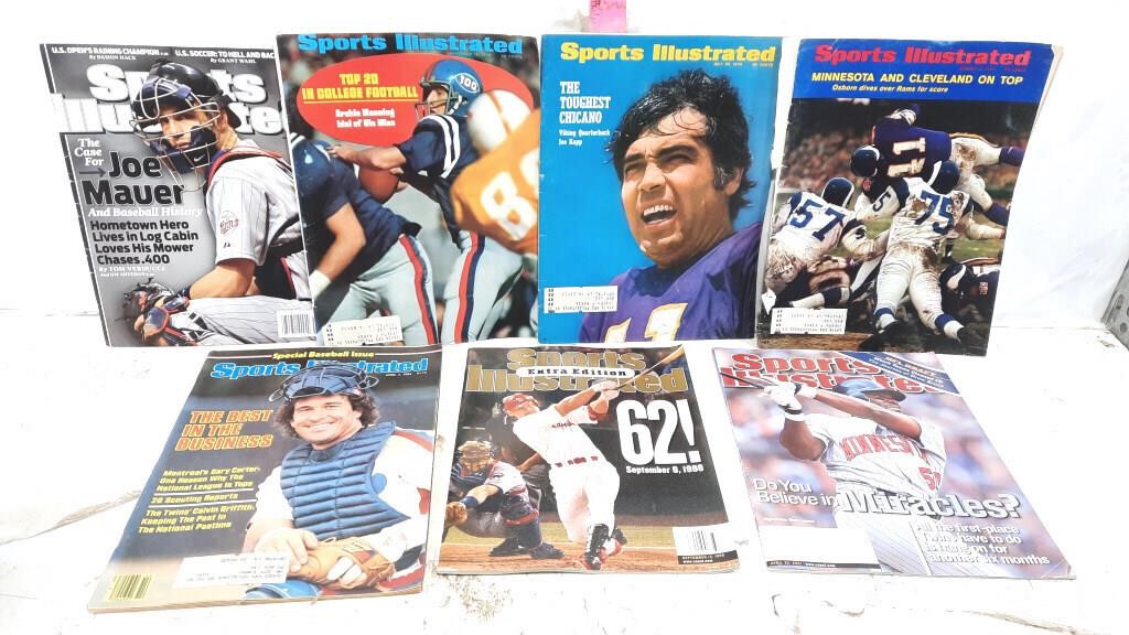7 - Old Sports Illustrated Magazines