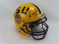 Les Miles Signed LSU Football Helmet