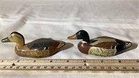 2 Duck Carvings by Lyle Kitchen Small