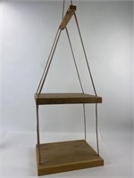45 Inch Hanging Wooden Plant Stand