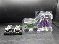 Monster Jam Action Figure Grim With Truck & More