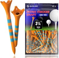 SAPLIZE Plastic Golf Tees /100 Pack