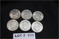 6-1971 Eisenhower Dollars