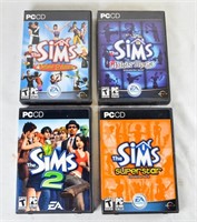 (4) THE SIMS PC COMPUTER GAMES Different