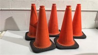 5 Traffic Cones T14A