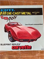 Ertl 1:25 Die Cast Corvette Kit