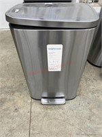 11.8 gallon stainless steel trash can- damaged