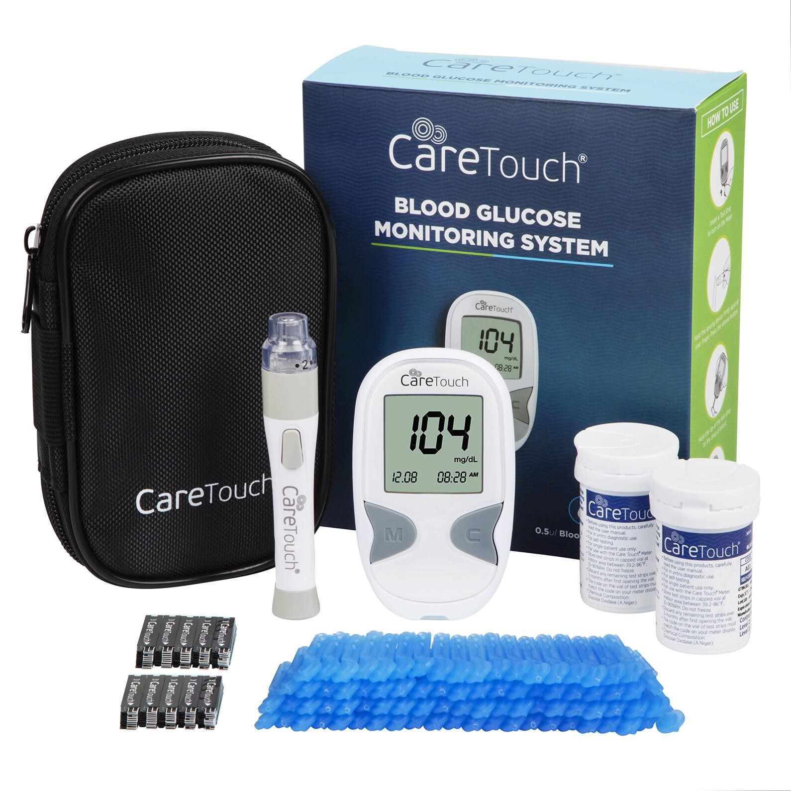 Care Touch Blood Glucose Meter Kit - Diabetes Test
