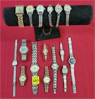 Lot of 16 Wristwatches, AS IS
