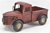 Rustic Metal Country Farmhouse Red Pickup