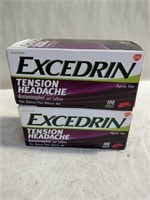 2 100 tablets Excedrin tension headache