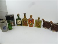 Assorted Bottles and Decanters