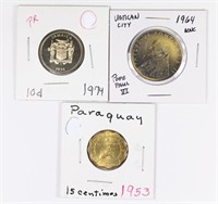 (3) FOREIGN COINS