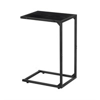 melos Side Table, C Shaped End Table for Sofa
