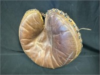 Vintage Leather Catcher's Mitt - Baseball Glove