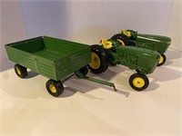 John Deere Tractors & Wagon Trailer