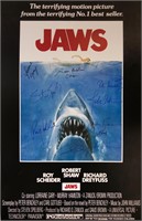 Jaws Steven Spielberg Autograph Poster