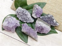 AMETHYST GEODE PIECES ROCK STONE LAPIDARY SPECIMEN