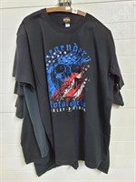 Lot of Harley Davidson T-Shirts, 2XL & 3XL