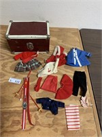 Vintage Doll Clothes & Trunk  (Tammy)