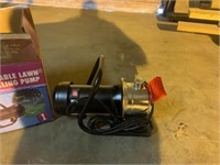 Portable Lawn Sprinkler Pump, 1 H.P., 720 GPM,
