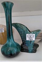 Blue mountain pottery vases