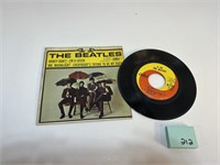 Vtg Beatles 45 RPM Record  4-By Record
