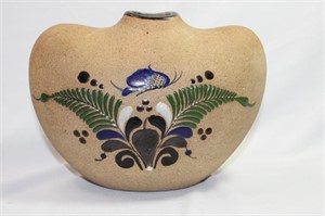 Vintage Tonala Netzi Mexican Art Pottery Vase