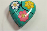 Handmade Ceramic Heart Shaped Trinket Box