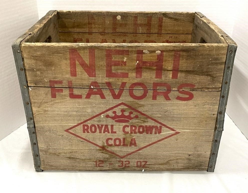 Royal Crown Nehi Wood Crate